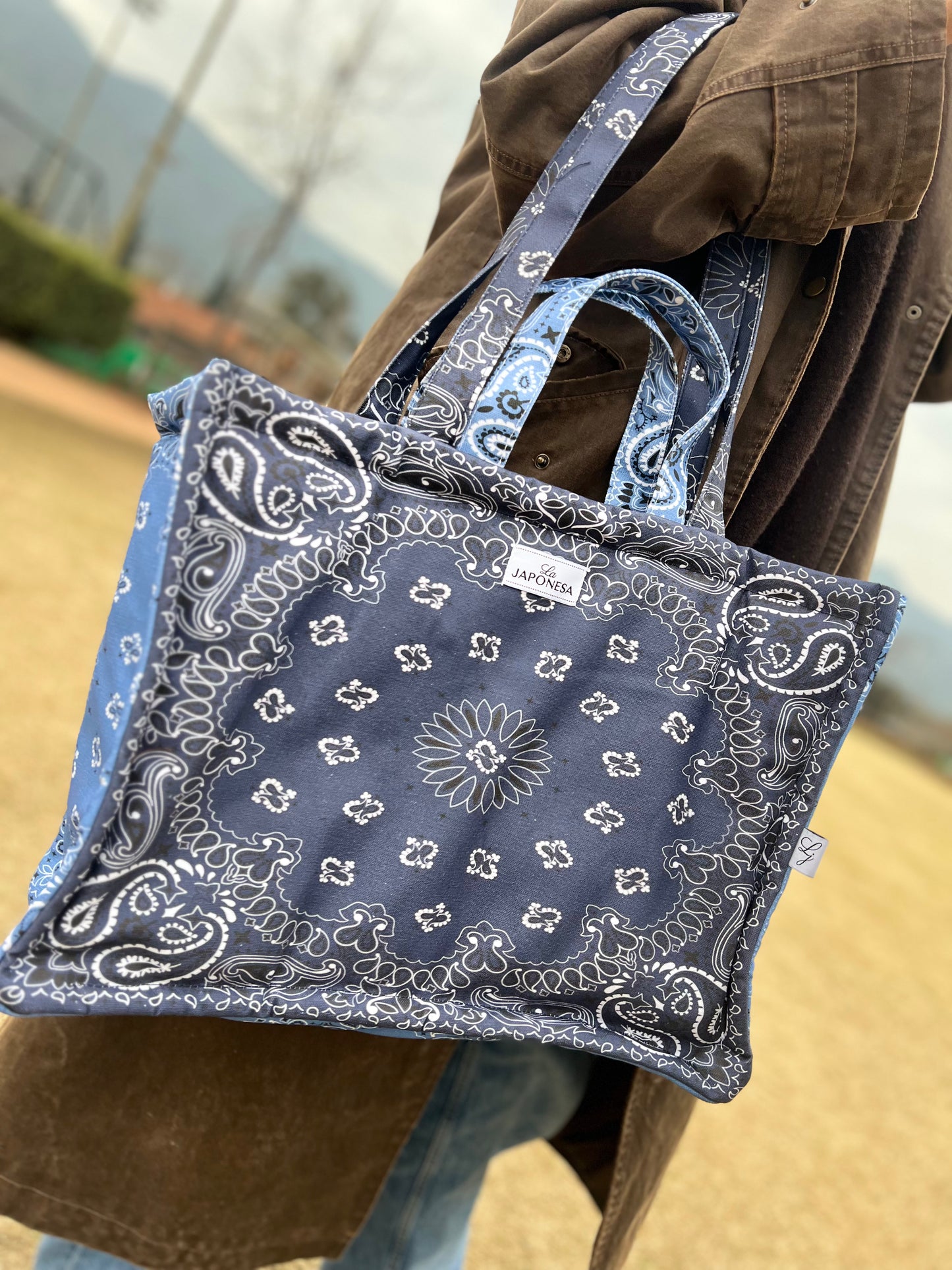 Week Tote Bandana Blue Sky
