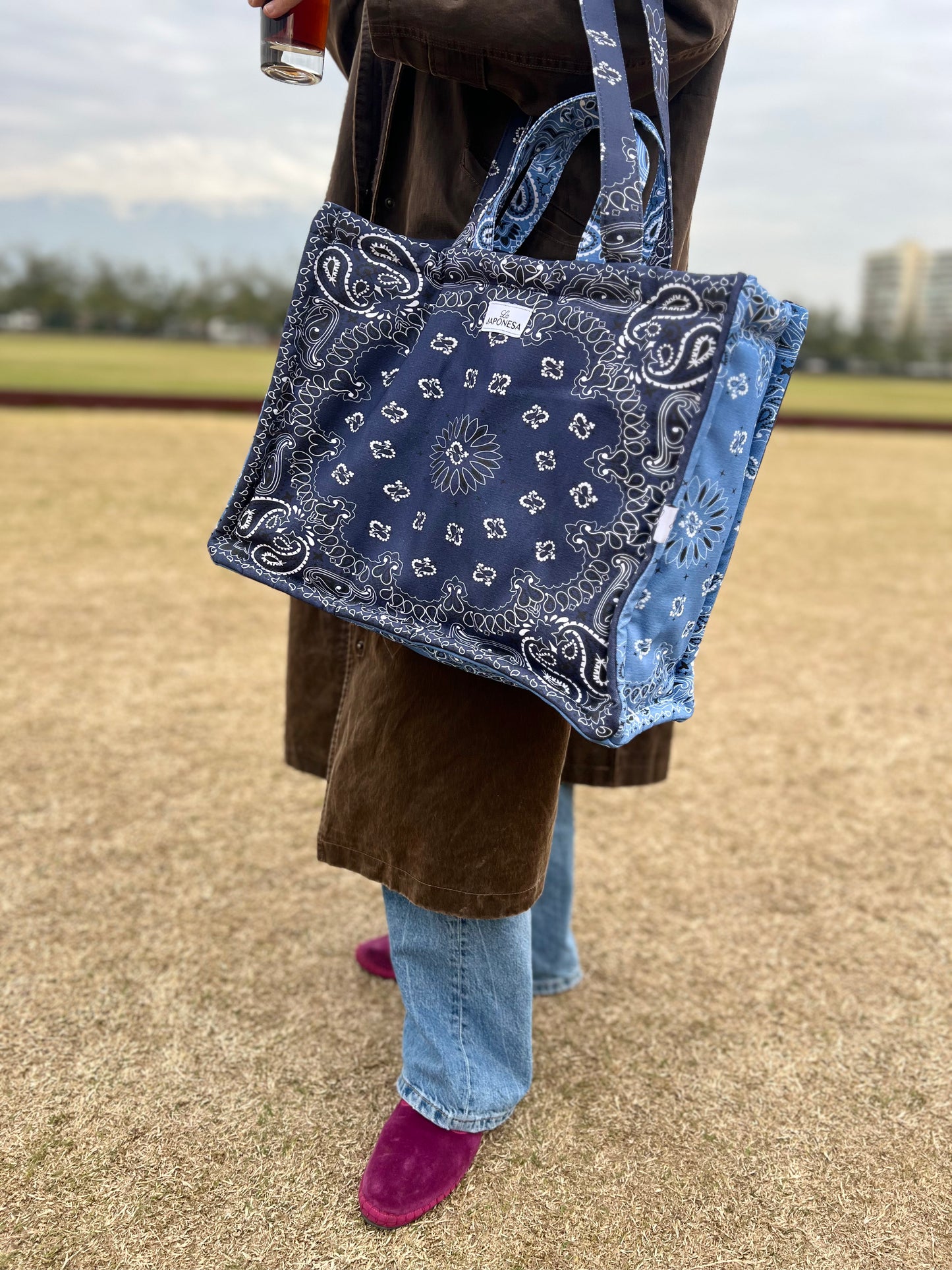Week Tote Bandana Blue Sky