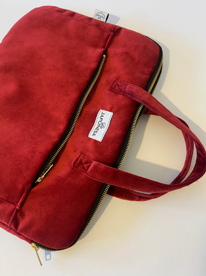 Bolso Porta Computador Burdeo
