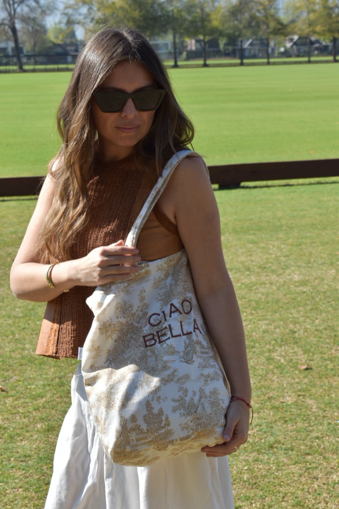 Tote Bag Embrodery Linen