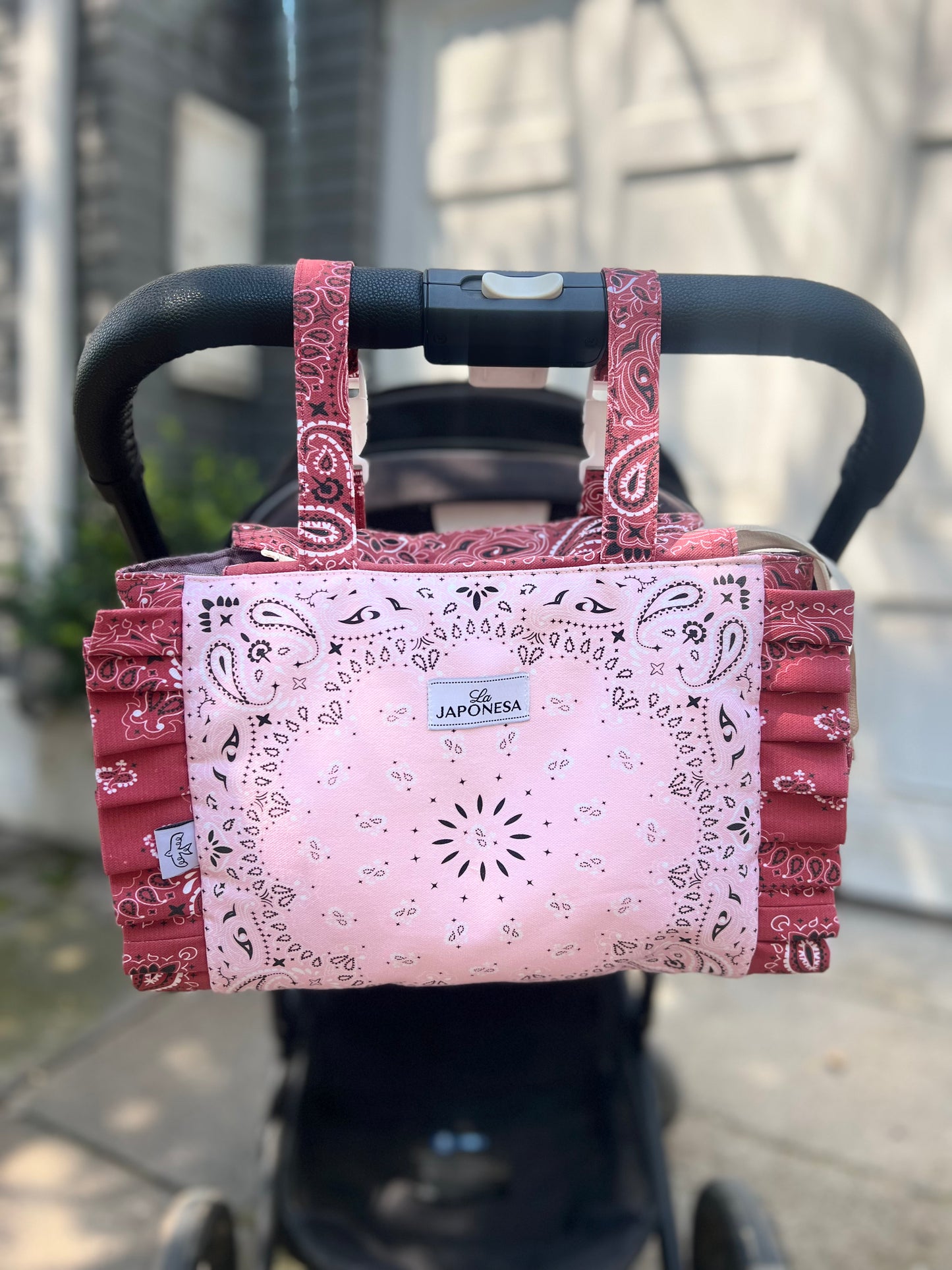 Bolso Coche Bandana Burgundy