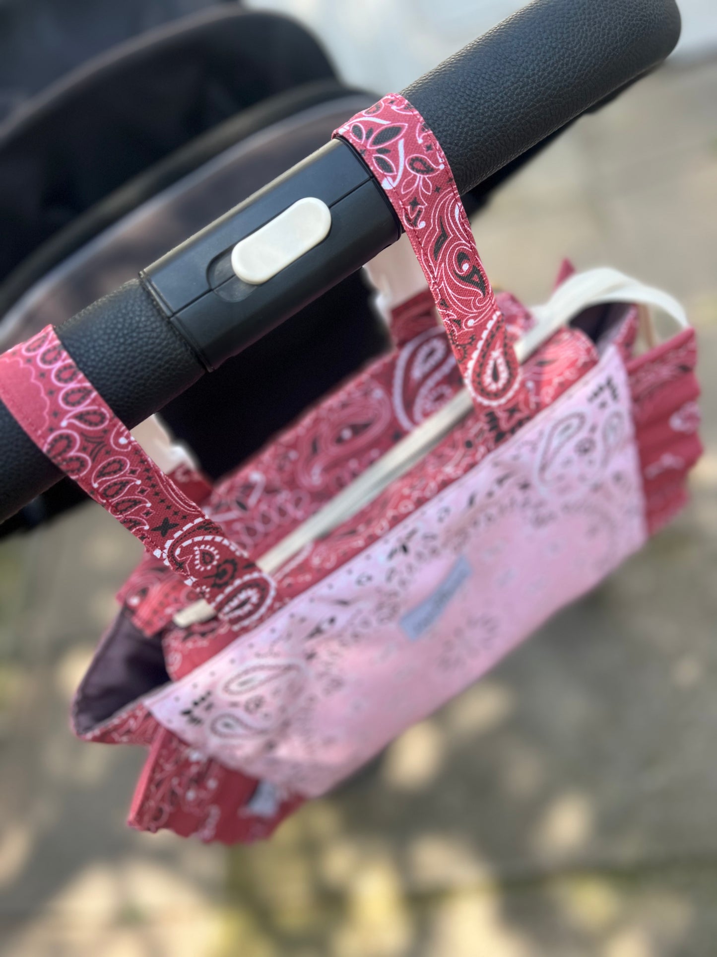 Bolso Coche Bandana Burgundy