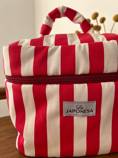 Vanity Bag Red&White