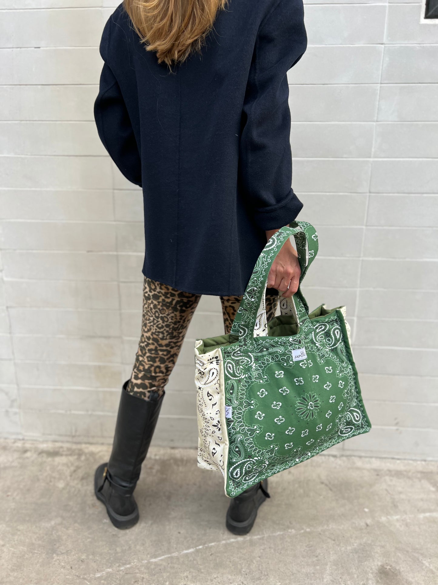 Week Tote Bandana Verde