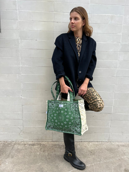 Week Tote Bandana Verde