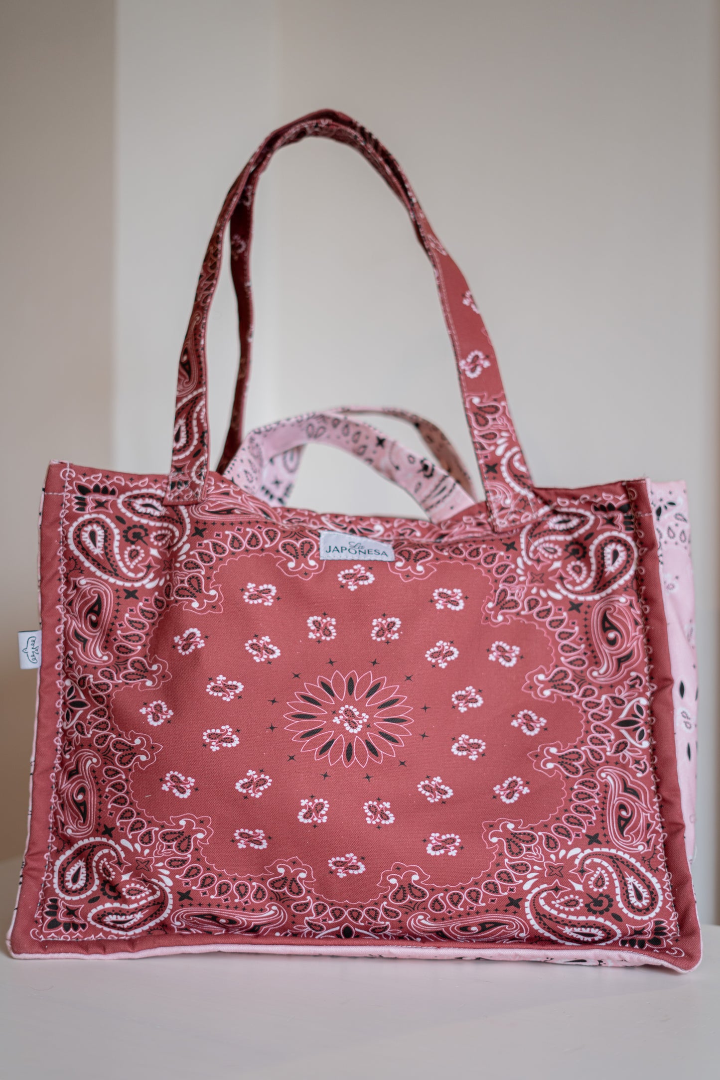 Week Tote Bandana Burgundy