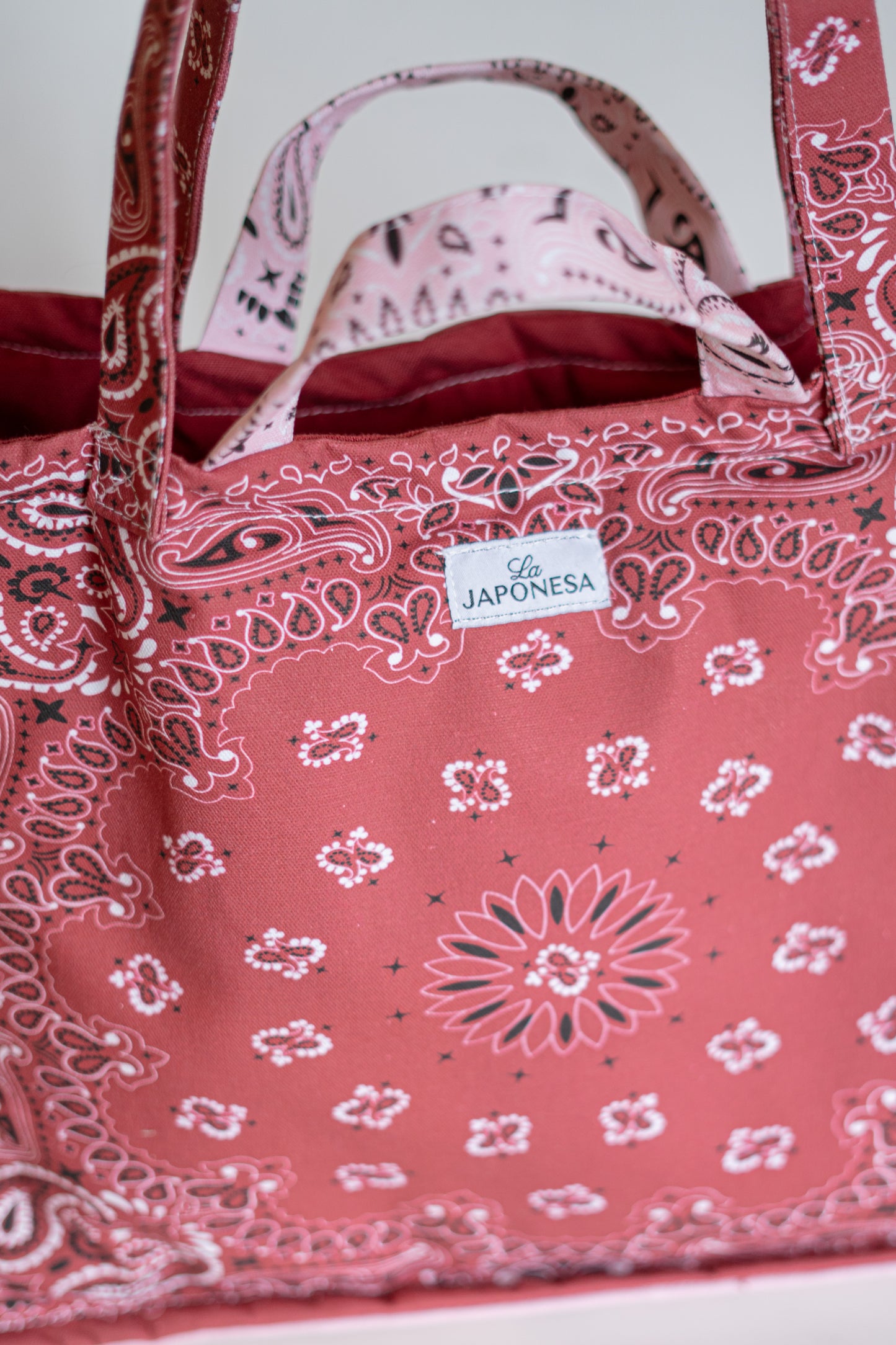 Week Tote Bandana Burgundy
