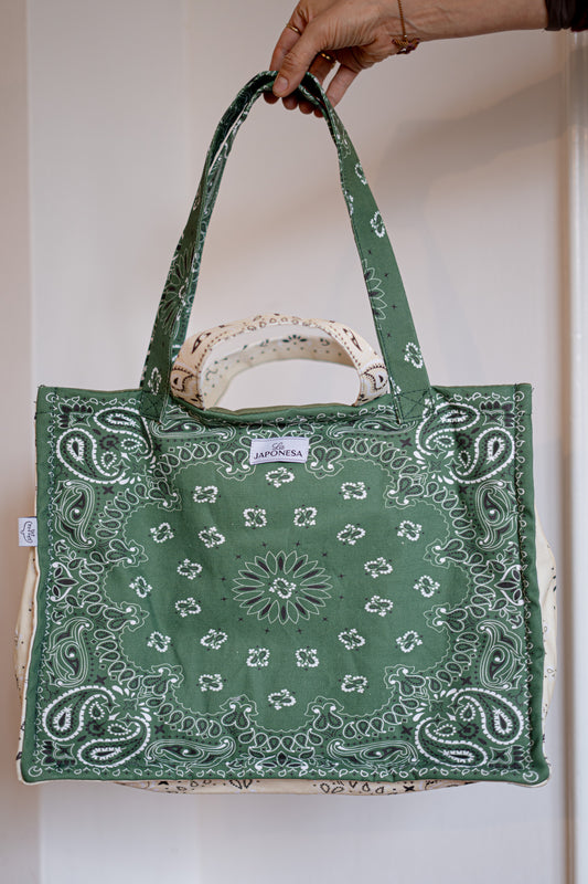 Week Tote Bandana Verde