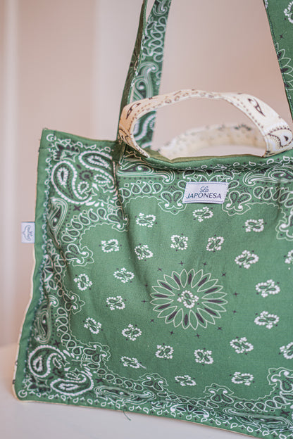 Week Tote Bandana Verde