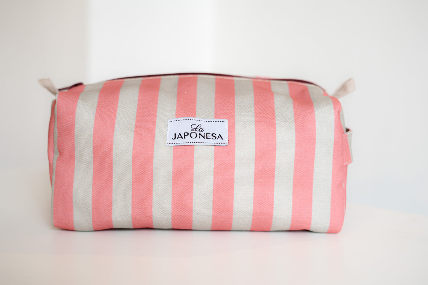 Beauty Case Stripes Red