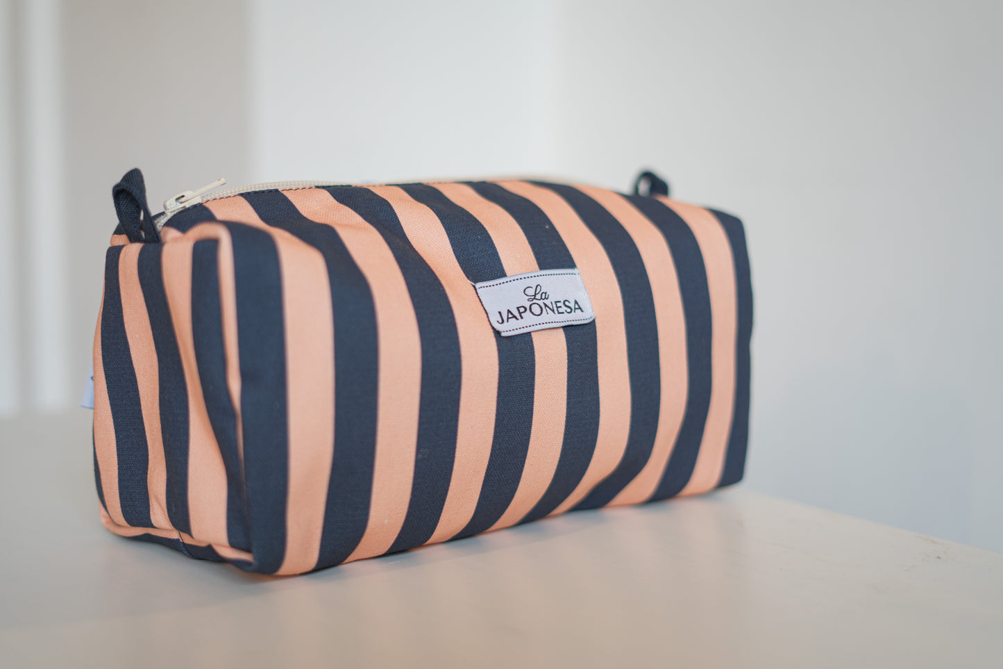 Beauty Case Stripes Blue