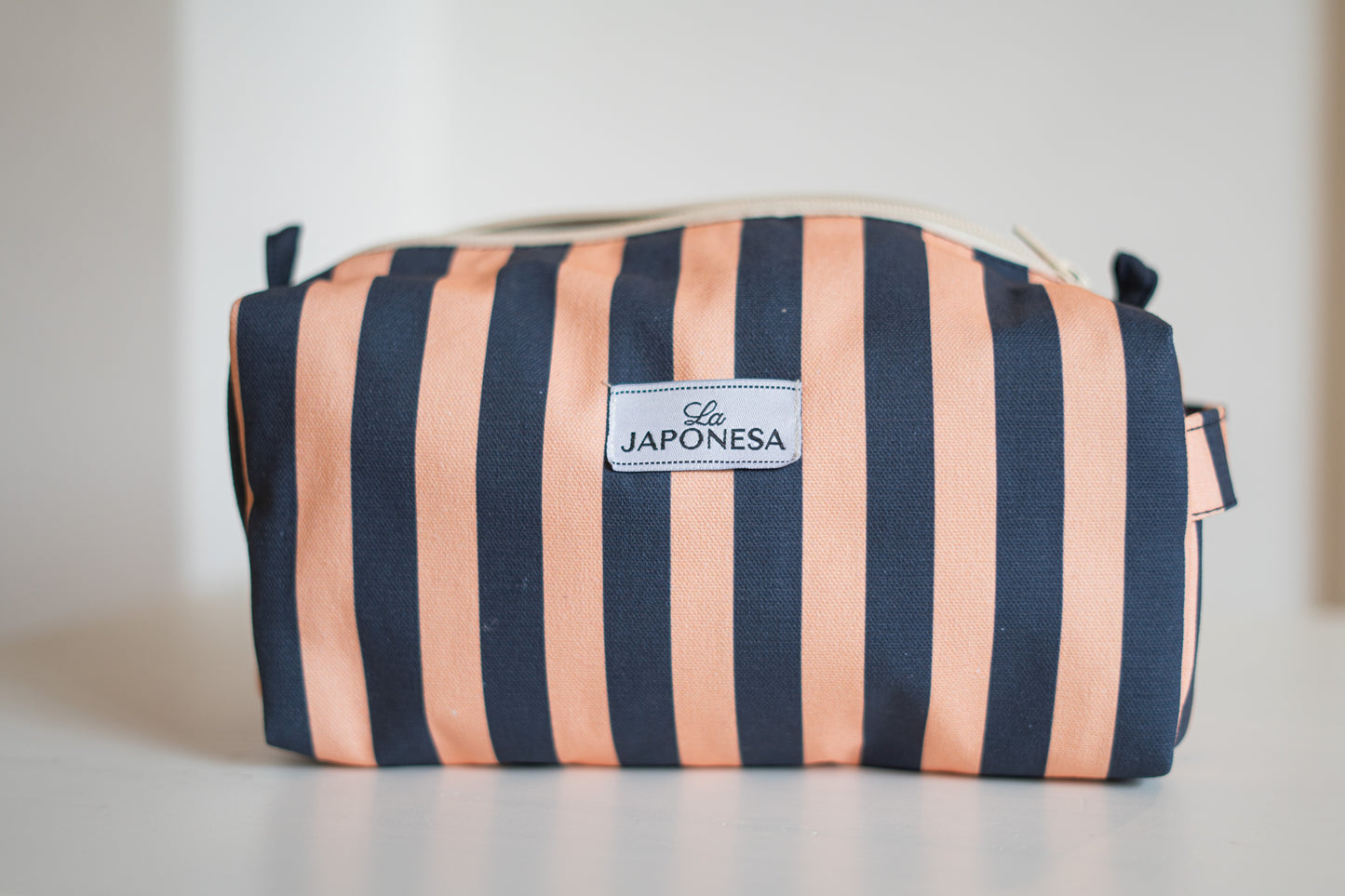 Beauty Case Stripes Blue
