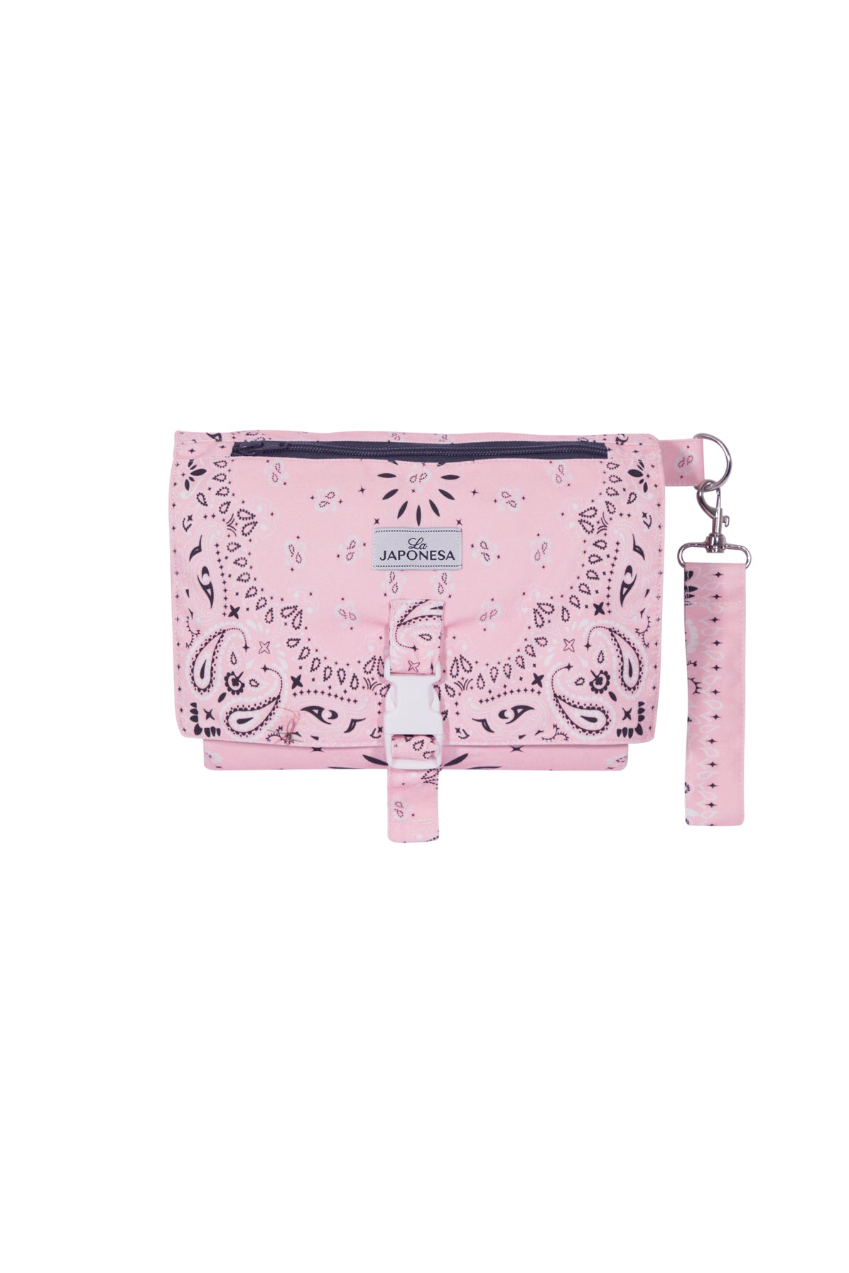 Mudador Portátil Bandana Rosado