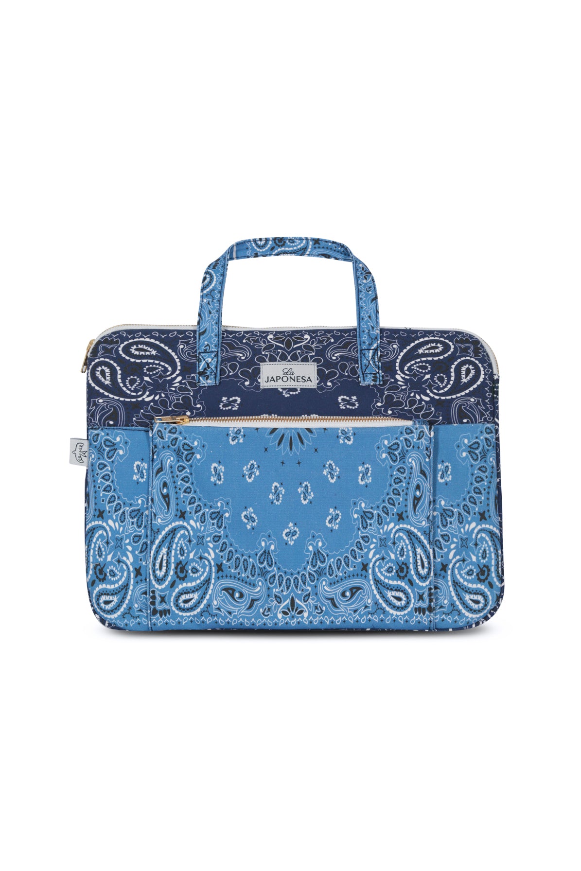 Bolso Porta Computador Bandana Azul