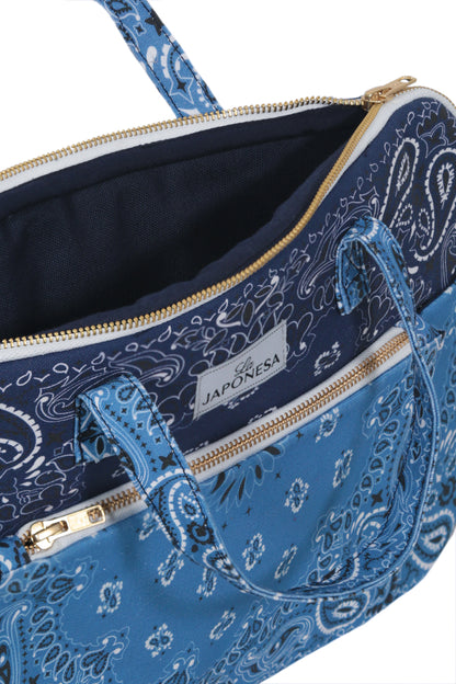 Bolso Porta Computador Bandana Azul