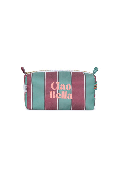 Estuche Rayas Ciao Bella | Cosmetiquero y Organizador