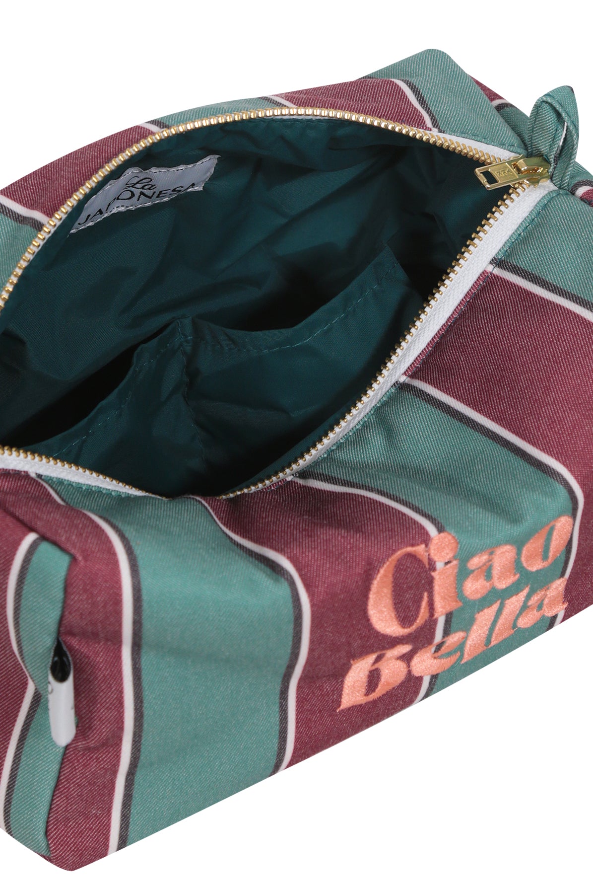 Estuche Rayas Ciao Bella | Cosmetiquero y Organizador