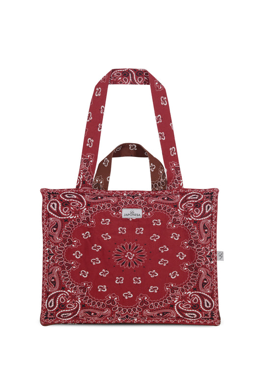Week Tote Bandana Burgundy