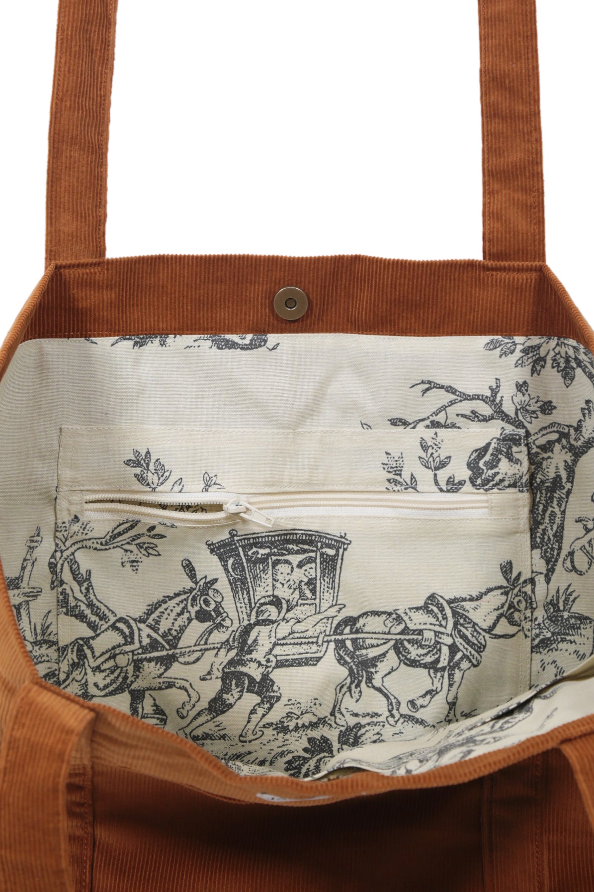 Tote Cotelé Camel