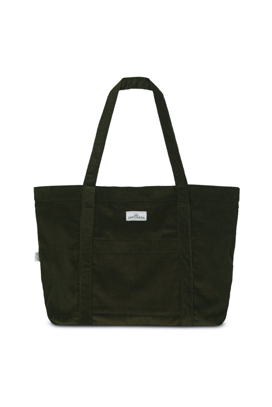 Tote Cotelé Verde