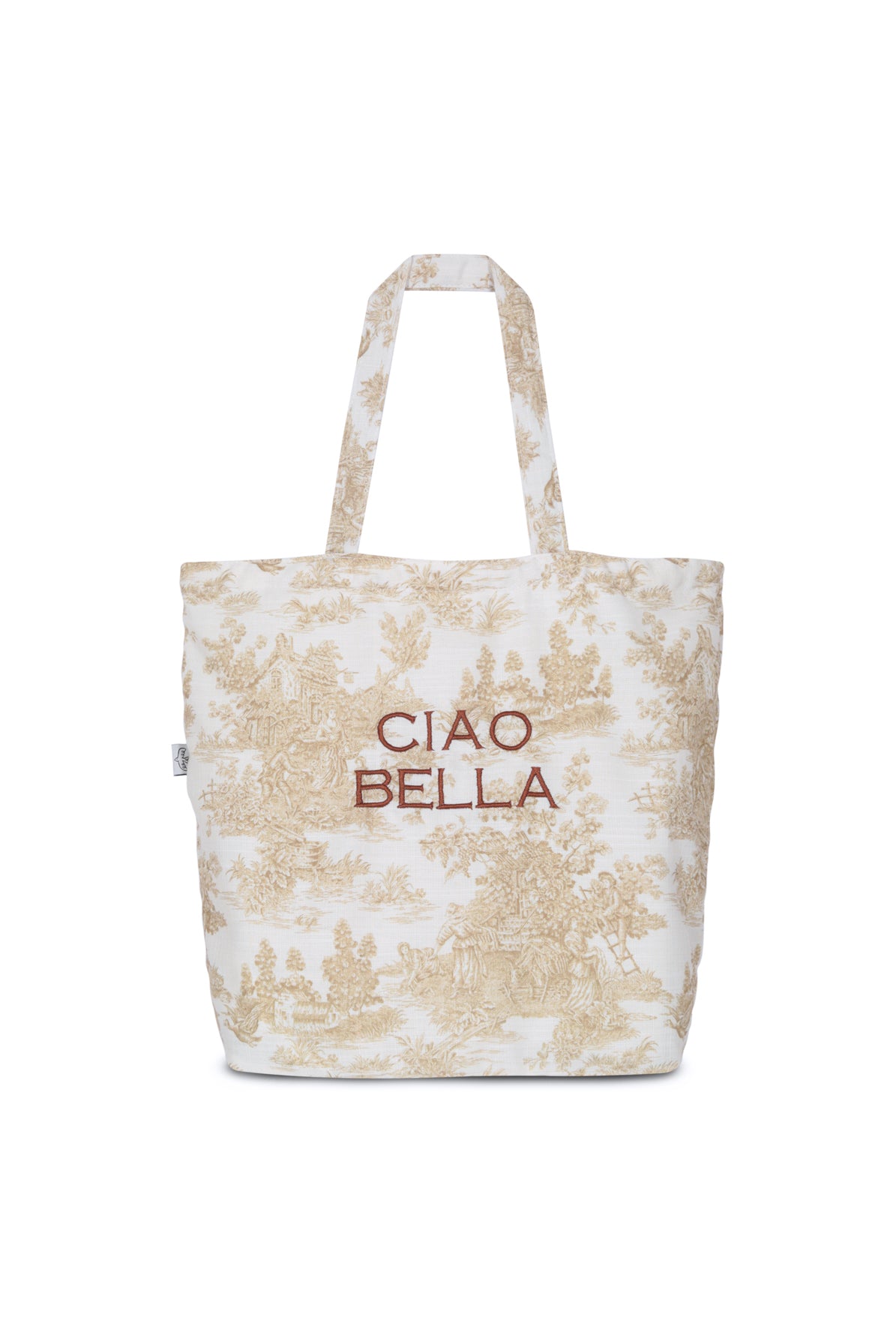 Tote Bag Embrodery Linen